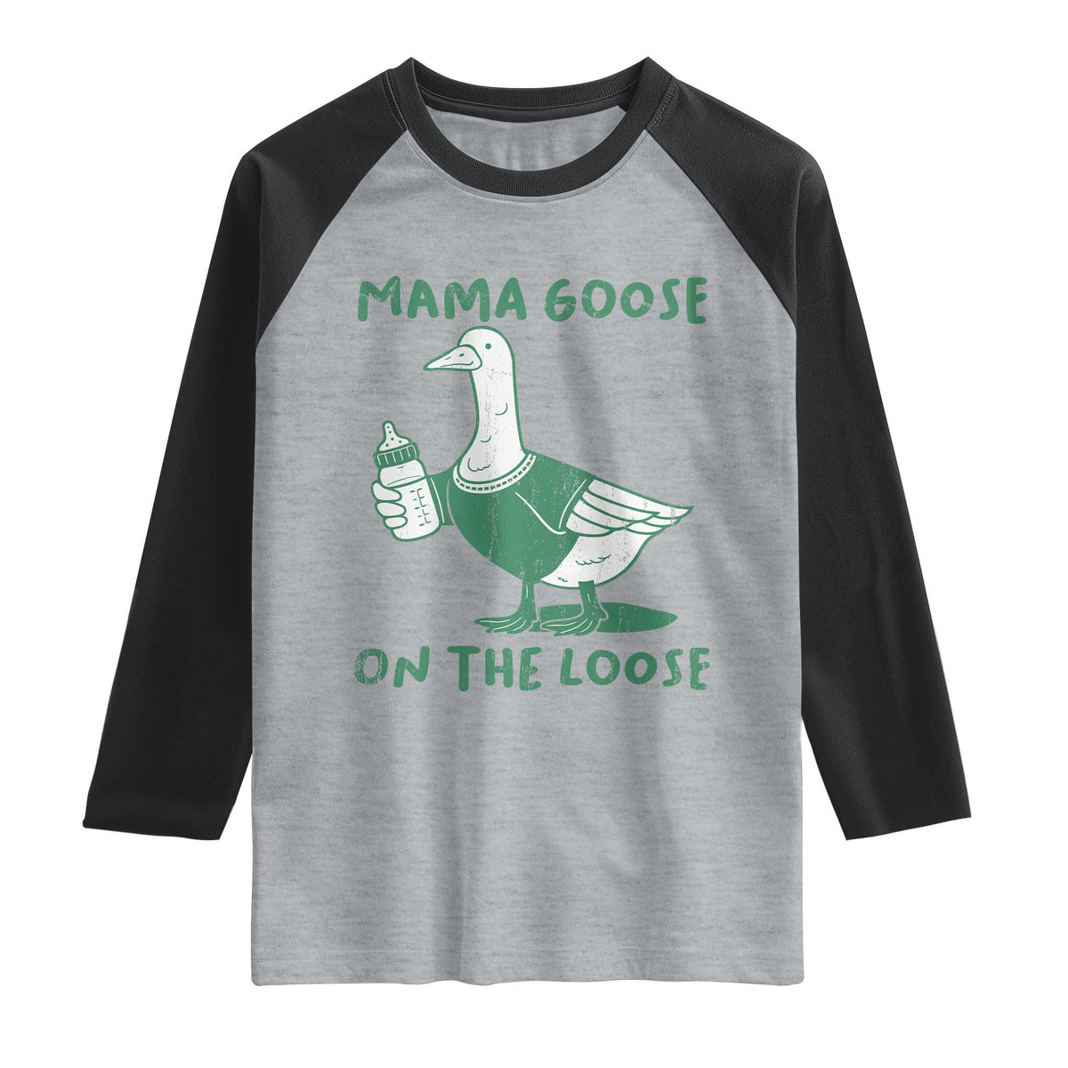 Silly Goose Mom Raglan Shirt New Mom Pregnancy Announcement Mothers Day