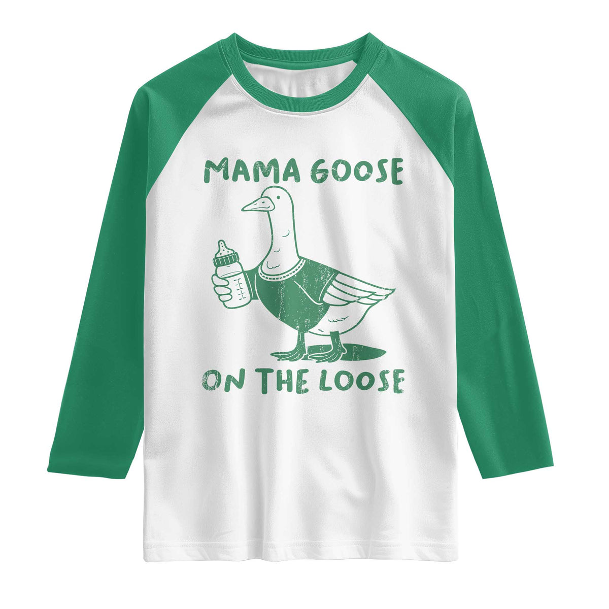 Silly Goose Mom Raglan Shirt New Mom Pregnancy Announcement Mothers Day