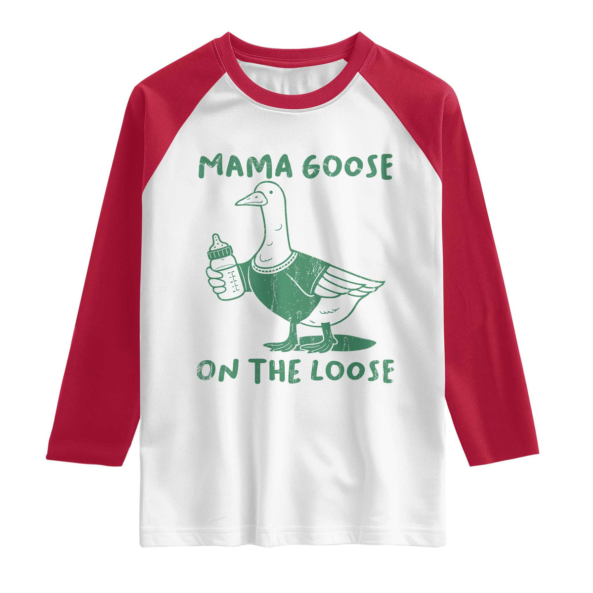 Silly Goose Mom Raglan Shirt New Mom Pregnancy Announcement Mothers Day