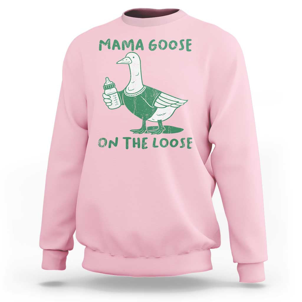 Silly Goose Mom Sweatshirt New Mom Pregnancy Announcement Mothers Day