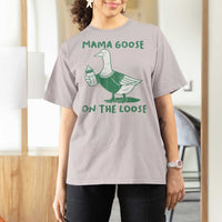 Silly Goose Mom T Shirt For Women New Mom Pregnancy Announcement Mothers Day