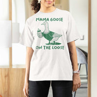 Silly Goose Mom T Shirt For Women New Mom Pregnancy Announcement Mothers Day