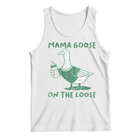 Silly Goose Mom Tank Top New Mom Pregnancy Announcement Mothers Day