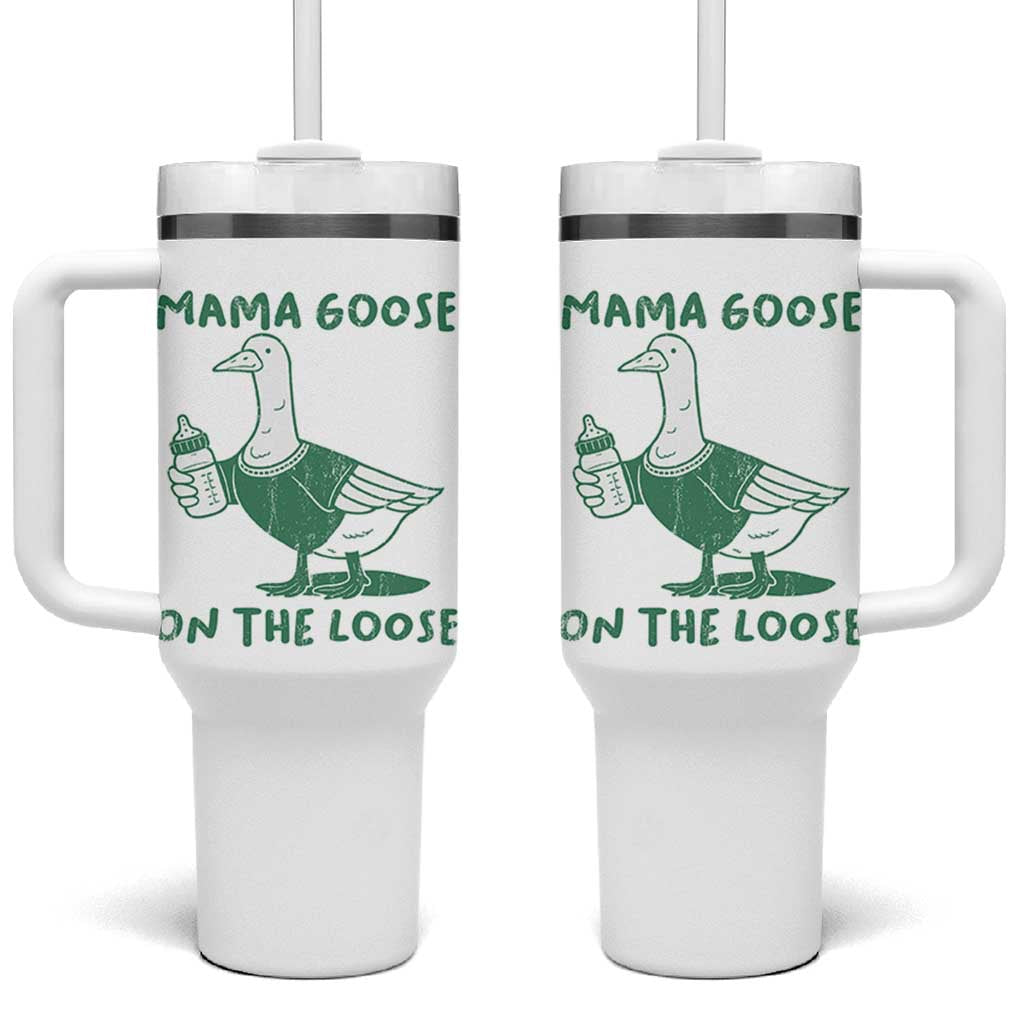 Silly Goose Mom Tumbler With Handle New Mom Pregnancy Announcement Mothers Day