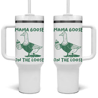 Silly Goose Mom Tumbler With Handle New Mom Pregnancy Announcement Mothers Day