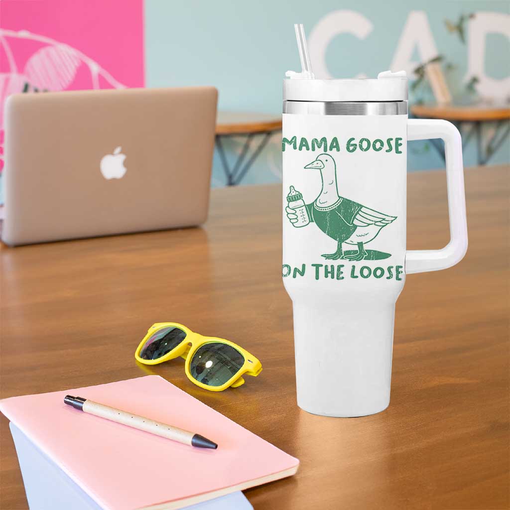 Silly Goose Mom Tumbler With Handle New Mom Pregnancy Announcement Mothers Day