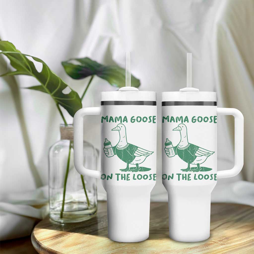 Silly Goose Mom Tumbler With Handle New Mom Pregnancy Announcement Mothers Day