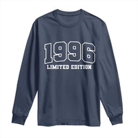 Vintage 1996 Limited Edition Long Sleeve Shirt 30 Year Old Gift Retro Varsity 30th Birthday