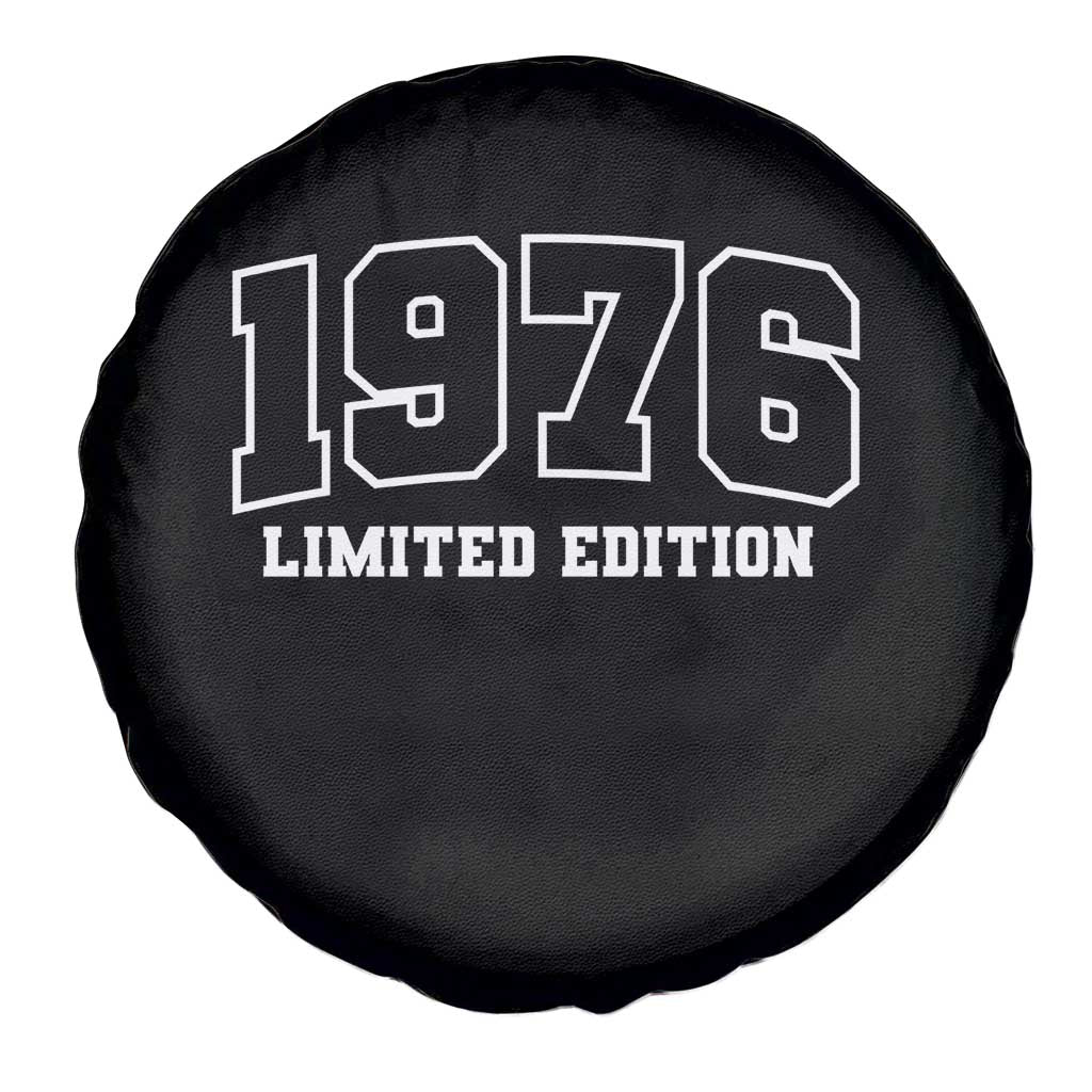 Vintage 1976 Limited Edition Spare Tire Cover 50 Year Old Gift Retro Varsity 50th Birthday
