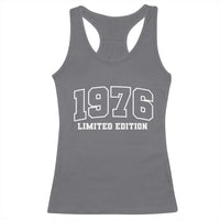 Vintage 1976 Limited Edition Racerback Tank Top 50 Year Old Gift Retro Varsity 50th Birthday