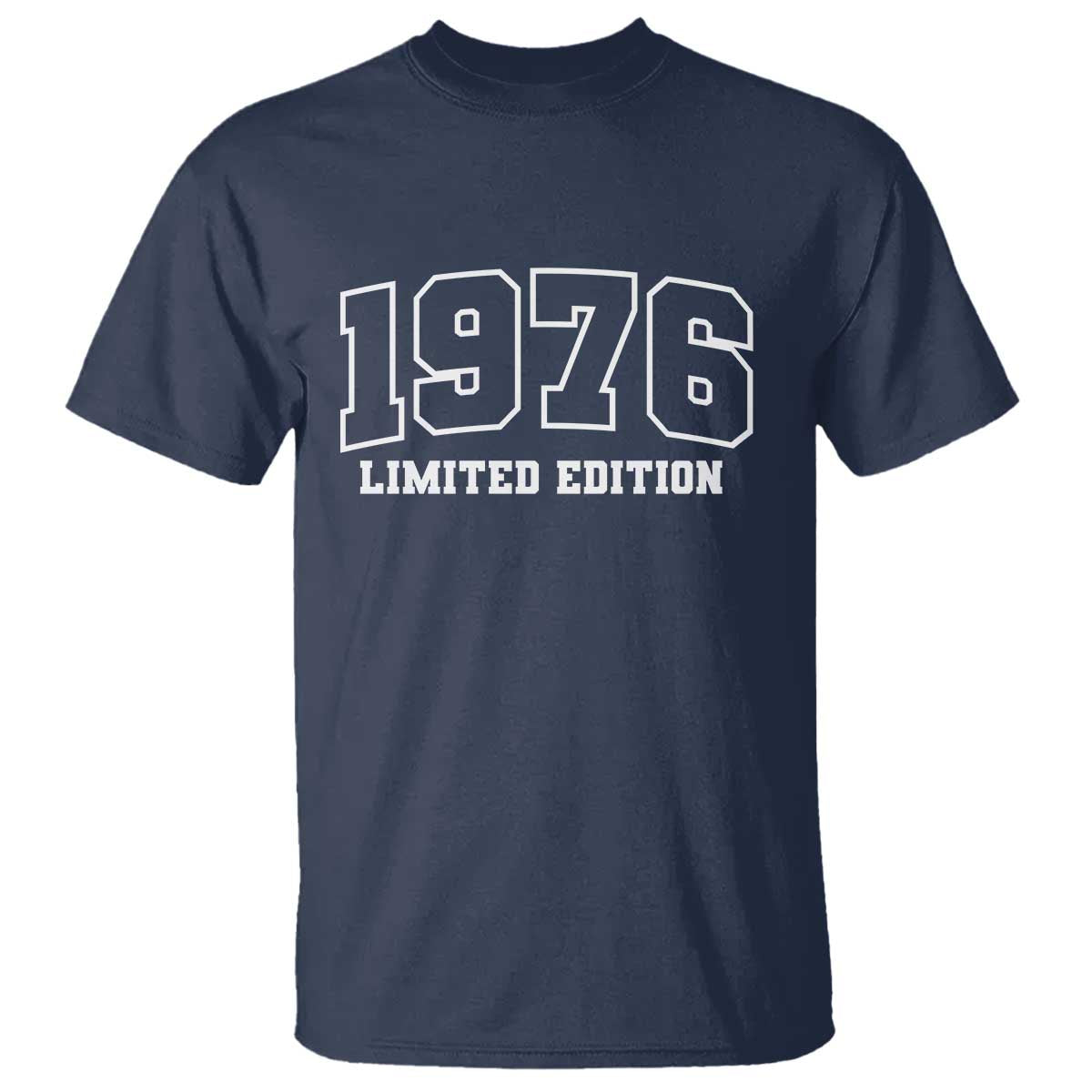 Vintage 1976 Limited Edition T Shirt 50 Year Old Gift Retro Varsity 50th Birthday