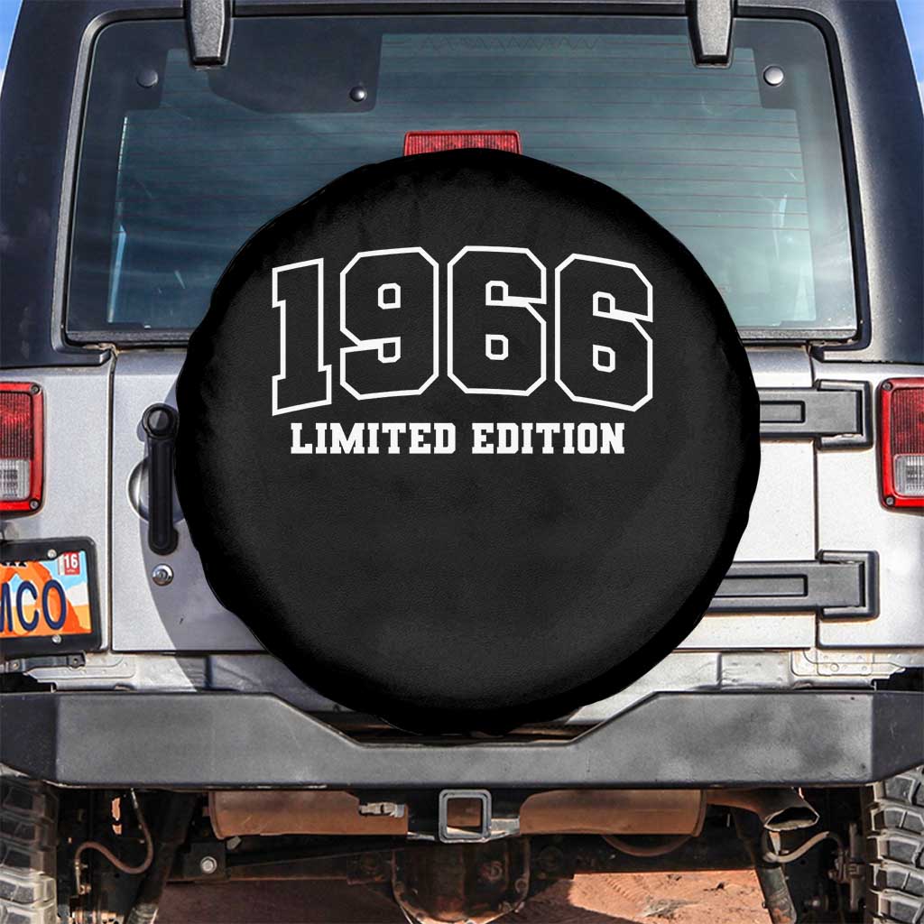 Vintage 1966 Limited Edition Spare Tire Cover 60 Year Old Gift Retro Varsity 60th Birthday