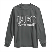 Vintage 1966 Limited Edition Long Sleeve Shirt 60 Year Old Gift Retro Varsity 60th Birthday