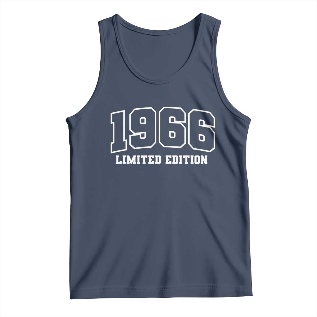 Vintage 1966 Limited Edition Tank Top 60 Year Old Gift Retro Varsity 60th Birthday