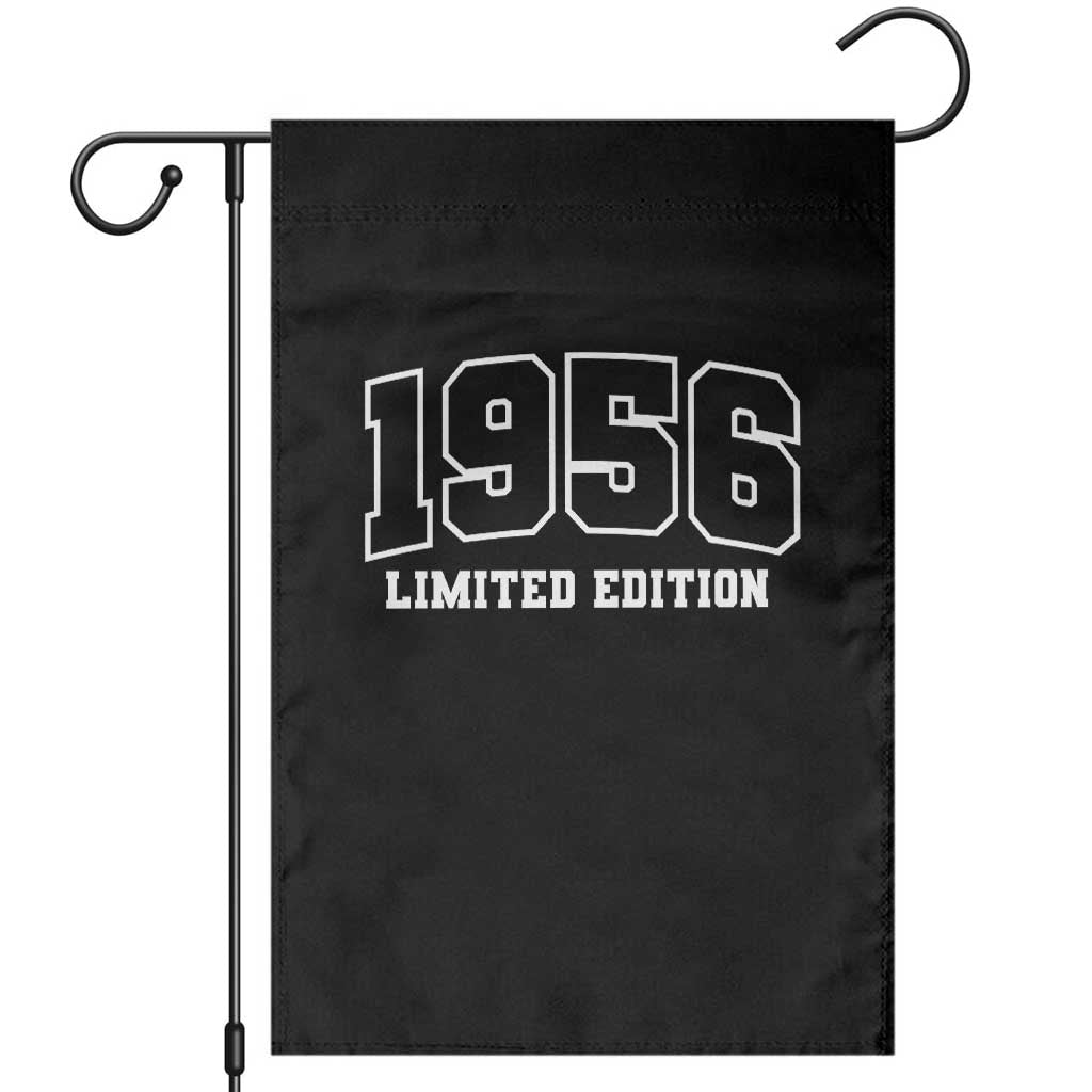 Vintage 1956 Limited Edition Garden Flag 70 Year Old Gift Retro Varsity 70th Birthday