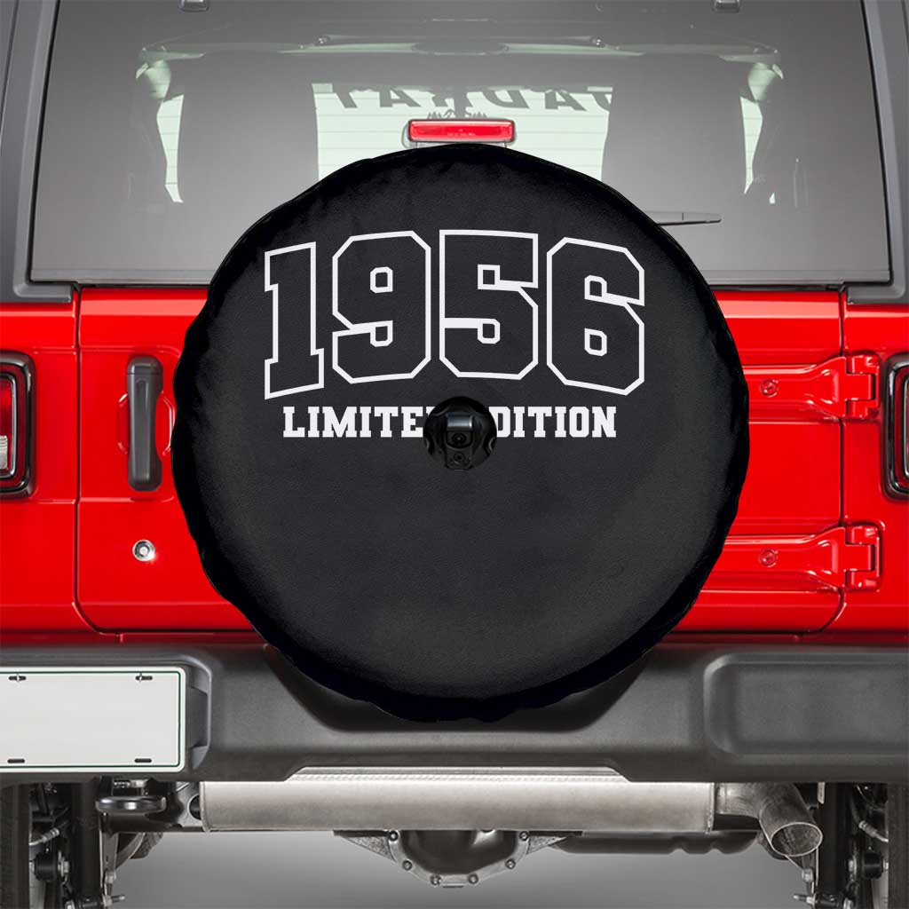 Vintage 1956 Limited Edition Spare Tire Cover 70 Year Old Gift Retro Varsity 70th Birthday