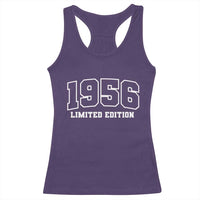 Vintage 1956 Limited Edition Racerback Tank Top 70 Year Old Gift Retro Varsity 70th Birthday