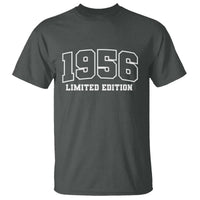 Vintage 1956 Limited Edition T Shirt 70 Year Old Gift Retro Varsity 70th Birthday