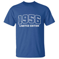 Vintage 1956 Limited Edition T Shirt 70 Year Old Gift Retro Varsity 70th Birthday