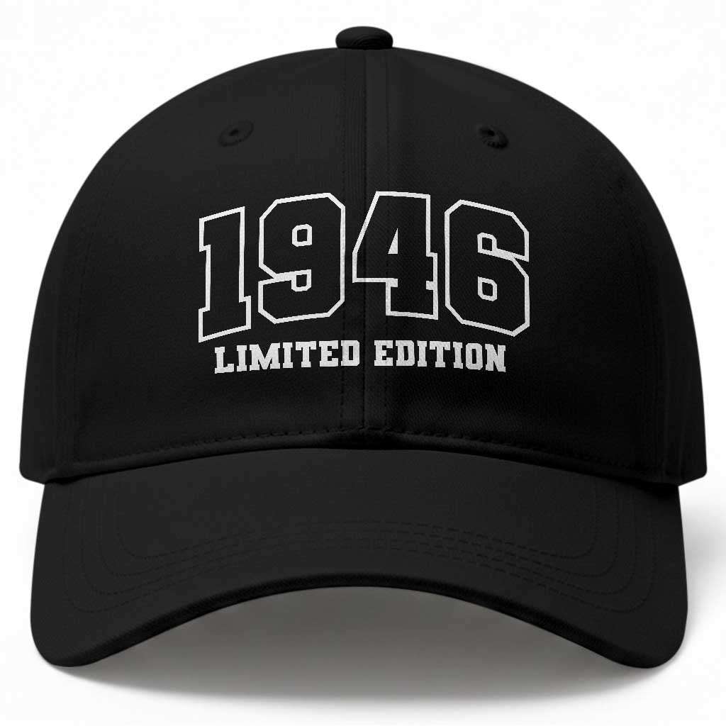 Vintage 1946 Limited Edition Baseball Cap 80 Year Old Gift Retro Varsity 80th Birthday