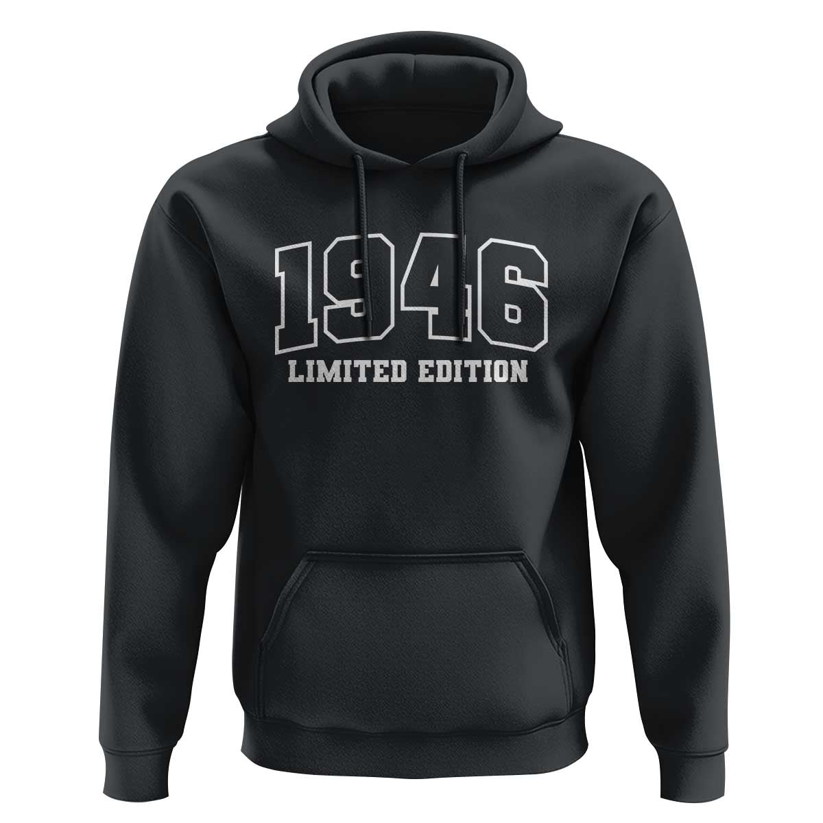 Vintage 1946 Limited Edition Hoodie 80 Year Old Gift Retro Varsity 80th Birthday