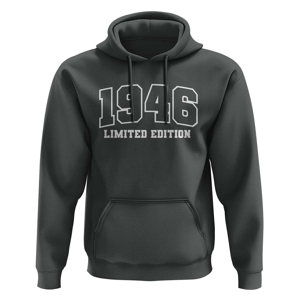 Vintage 1946 Limited Edition Hoodie 80 Year Old Gift Retro Varsity 80th Birthday