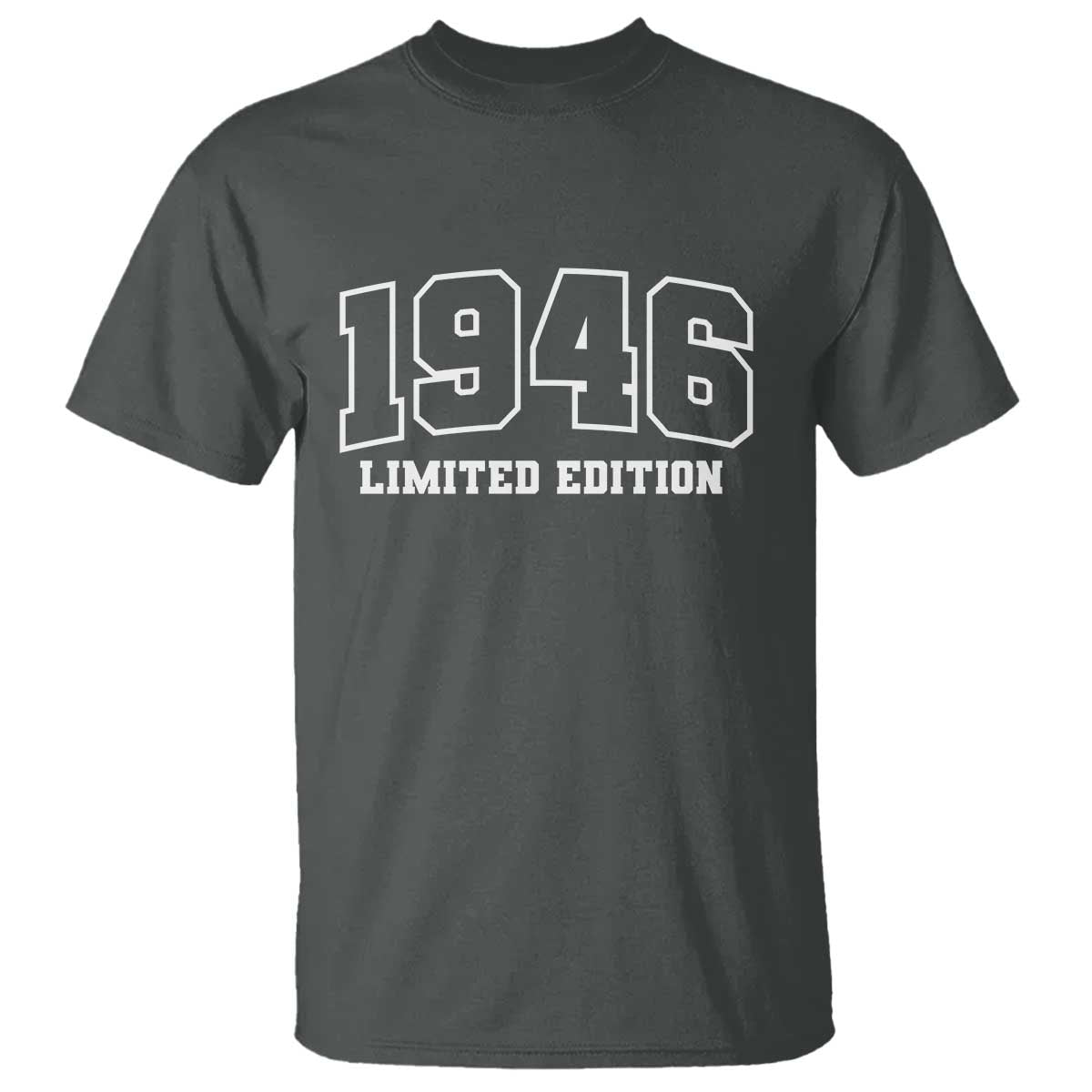 Vintage 1946 Limited Edition T Shirt 80 Year Old Gift Retro Varsity 80th Birthday