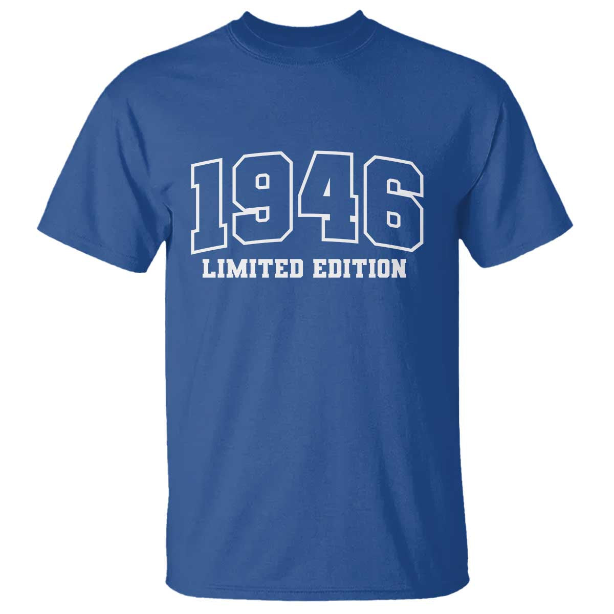 Vintage 1946 Limited Edition T Shirt 80 Year Old Gift Retro Varsity 80th Birthday