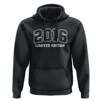 Vintage 2016 Limited Edition Hoodie 10 Year Old Gift Retro Varsity 10th Birthday
