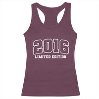 Vintage 2016 Limited Edition Racerback Tank Top 10 Year Old Gift Retro Varsity 10th Birthday