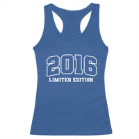 Vintage 2016 Limited Edition Racerback Tank Top 10 Year Old Gift Retro Varsity 10th Birthday