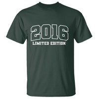 Vintage 2016 Limited Edition T Shirt 10 Year Old Gift Retro Varsity 10th Birthday