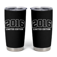 Vintage 2016 Limited Edition Tumbler Cup 10 Year Old Gift Retro Varsity 10th Birthday