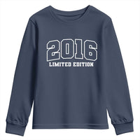 Vintage 2016 Limited Edition Youth Sweatshirt 10 Year Old Gift Retro Varsity 10th Birthday