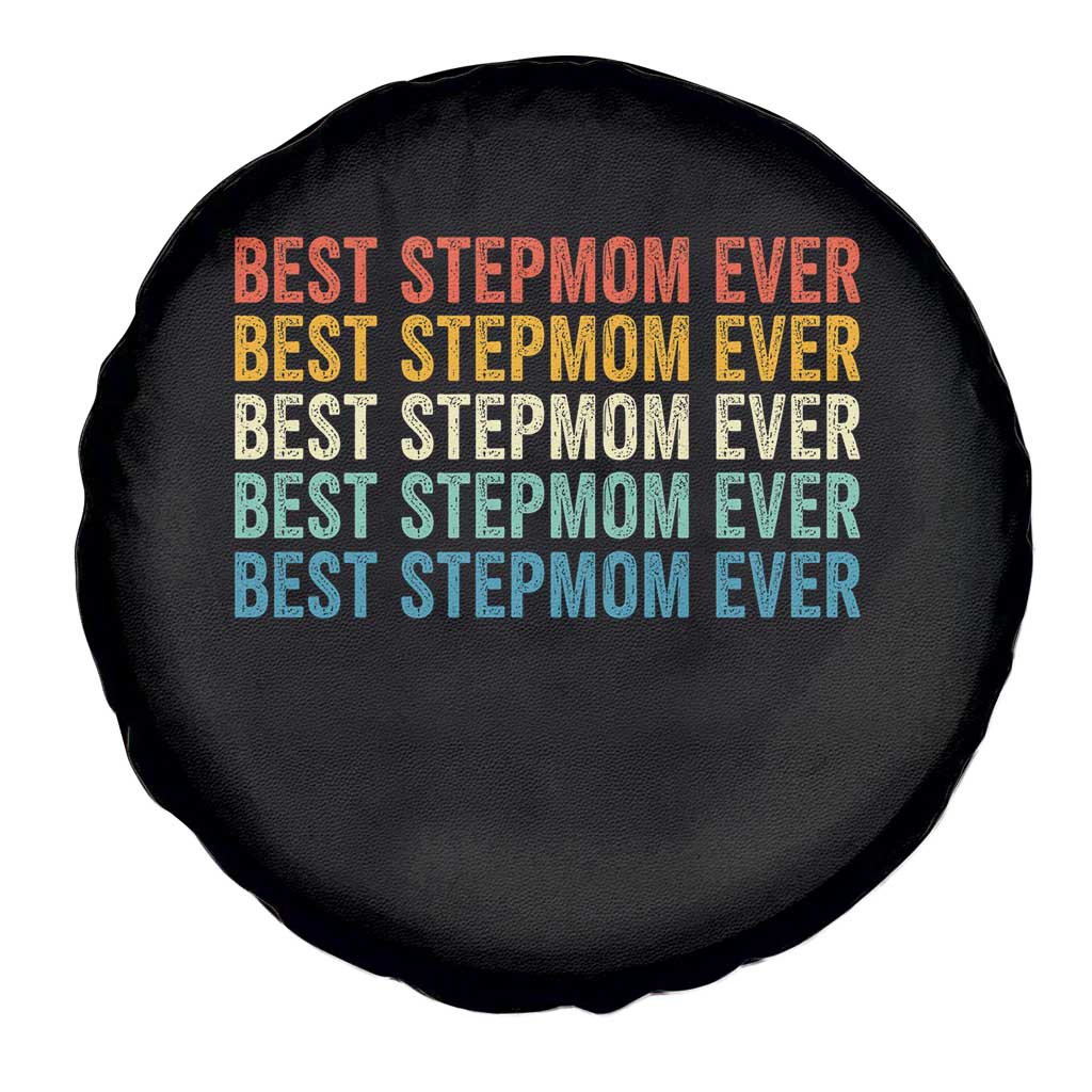 Best Stepmom Ever Spare Tire Cover Funny Retro StepMom Bonus Mom