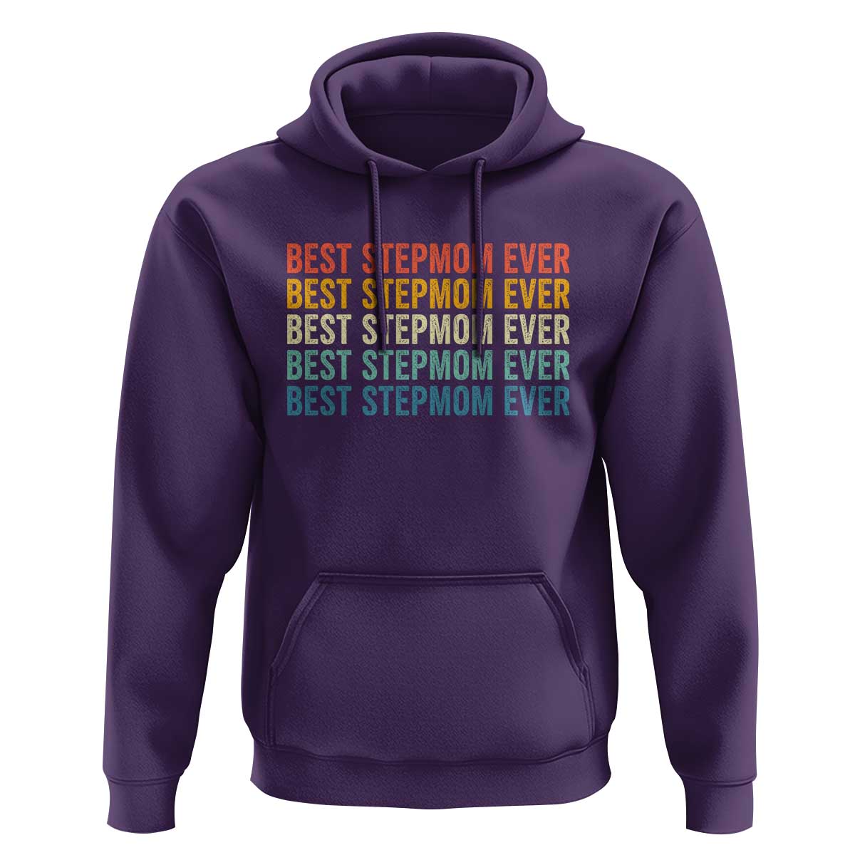 Best Stepmom Ever Hoodie Funny Retro StepMom Bonus Mom
