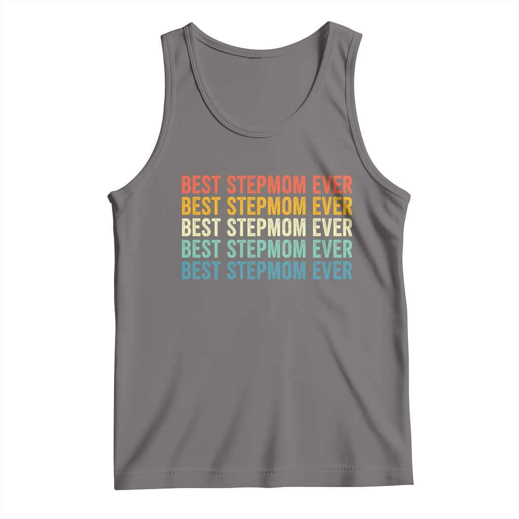 Best Stepmom Ever Tank Top Funny Retro StepMom Bonus Mom