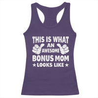 Funny Stepmom Racerback Tank Top This Is What An Awesome Bonus Mom Looks Like