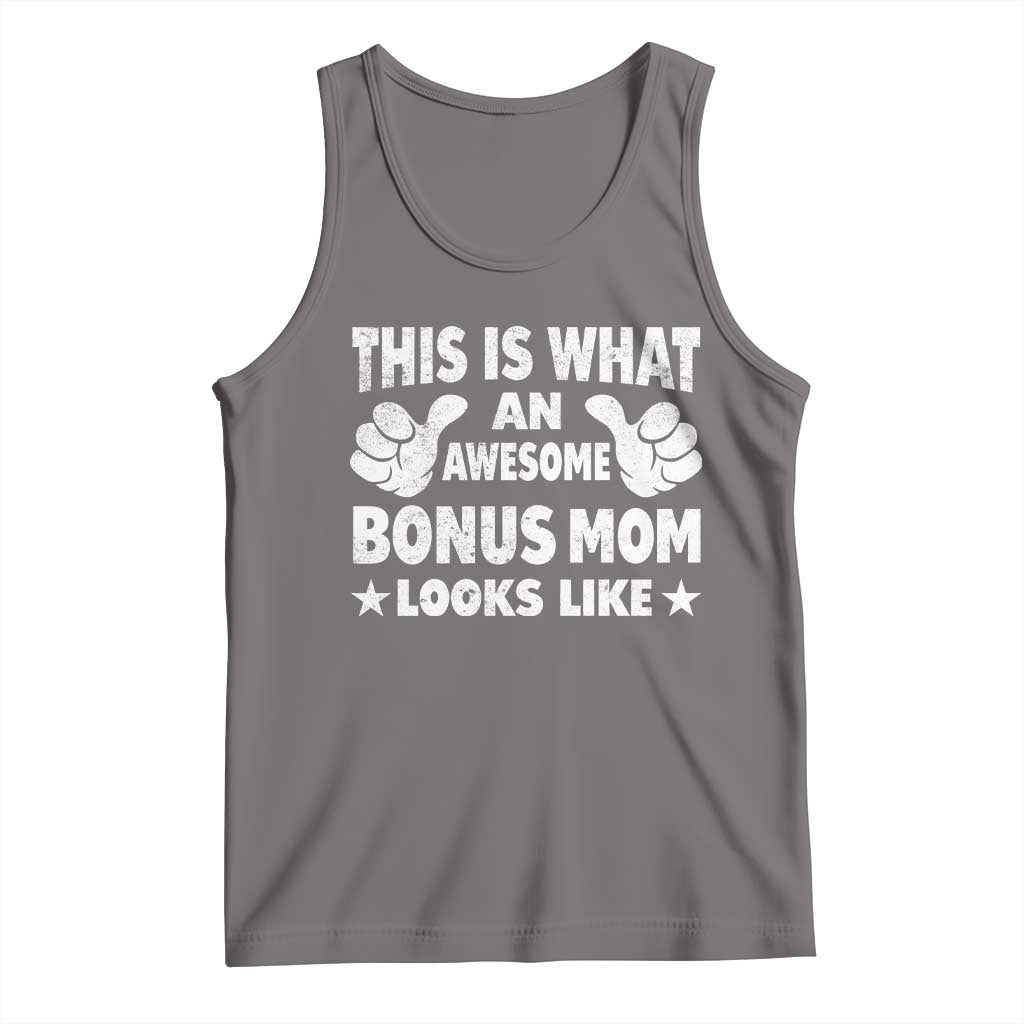 Funny Stepmom Tank Top This Is What An Awesome Bonus Mom Looks Like