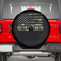 Best Effin Bonus Dad Ever Spare Tire Cover Funny Step Dad Camo American Flag