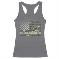 Best Effin Bonus Dad Ever Racerback Tank Top Funny Step Dad Camo American Flag