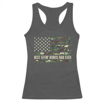 Best Effin Bonus Dad Ever Racerback Tank Top Funny Step Dad Camo American Flag