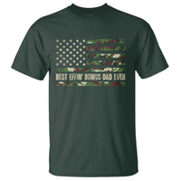 Best Effin Bonus Dad Ever T Shirt Funny Step Dad Camo American Flag