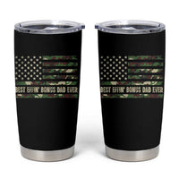 Best Effin Bonus Dad Ever Tumbler Cup Funny Step Dad Camo American Flag