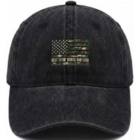 Best Effin Bonus Dad Ever Washed Cotton Baseball Cap Funny Step Dad Camo American Flag