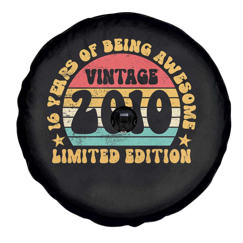 16th Birthday Spare Tire Cover Vintage 16yr 2010 Limited Edition 16 Year Old Gift
