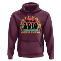 16th Birthday Hoodie Vintage 16yr 2010 Limited Edition 16 Year Old Gift