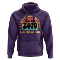 16th Birthday Hoodie Vintage 16yr 2010 Limited Edition 16 Year Old Gift