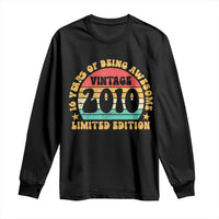 16th Birthday Long Sleeve Shirt Vintage 16yr 2010 Limited Edition 16 Year Old Gift