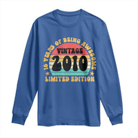 16th Birthday Long Sleeve Shirt Vintage 16yr 2010 Limited Edition 16 Year Old Gift
